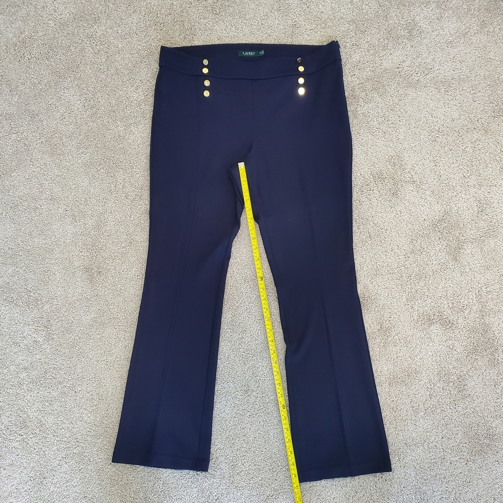 Lauren Ralph Lauren Women's Pants, Navy (Size XL) - Picture 9 of 9
